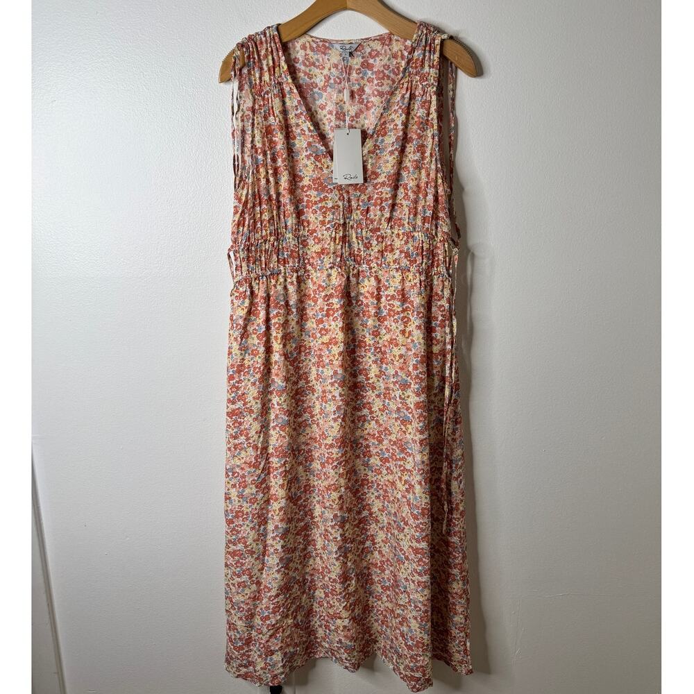 NWT Rails Constantine Multi Wildflower Midi Dress Size Large - Picture 2 of 13